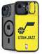 NBA Utah Jazz Yellow Texture iPhone 16e Kickstand Case
