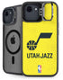 NBA Utah Jazz Yellow Texture iPhone 16e Kickstand Case