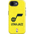 NBA Utah Jazz Yellow Texture iPhone 16e Impact Case