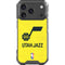 NBA Utah Jazz Yellow Texture iPhone 18 Pro Clear Case