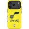 NBA Utah Jazz Yellow Texture iPhone 18 Pro Impact Case