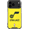 NBA Utah Jazz Yellow Texture iPhone 18 Pro Max Clear Case