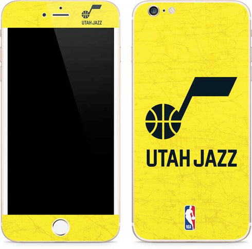 NBA Utah Jazz Yellow Texture iPhone 6/6s Plus Skin