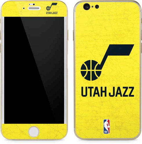 NBA Utah Jazz Yellow Texture iPhone 6/6s Skin