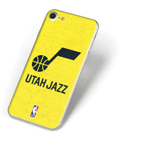 NBA Utah Jazz Yellow Texture iPhone 7 Skin