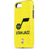 NBA Utah Jazz Yellow Texture iPhone 8 Pro Case