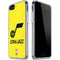 NBA Utah Jazz Yellow Texture iPhone SE (2nd & 3rd Gen) Clear Case