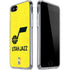 NBA Utah Jazz Yellow Texture iPhone SE (2nd & 3rd Gen) Clear Case