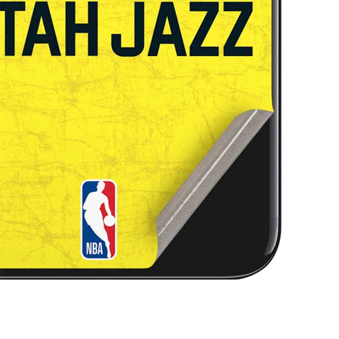 NBA Utah Jazz Yellow Texture iPhone SE (2nd & 3rd Gen) Skin