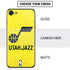 NBA Utah Jazz Yellow Texture iPhone SE (2nd & 3rd Gen) Skin
