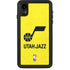NBA Utah Jazz Yellow Texture iPhone XR Waterproof Case
