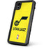 NBA Utah Jazz Yellow Texture iPhone XR Waterproof Case