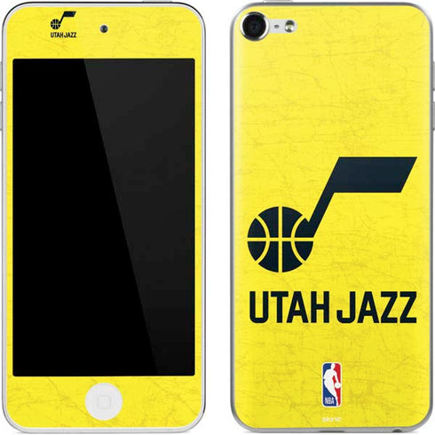NBA Utah Jazz Yellow Texture Apple iPod Skin