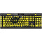 NBA Utah Jazz Yellow Texture K95 RGB PLATINUM Mechanical Gaming Keyboard Skin
