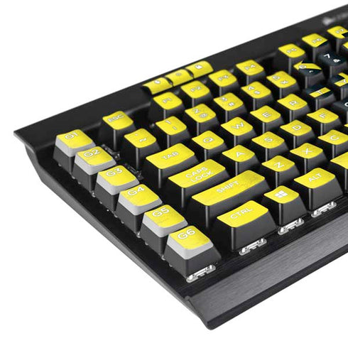 NBA Utah Jazz Yellow Texture K95 RGB PLATINUM Mechanical Gaming Keyboard Skin