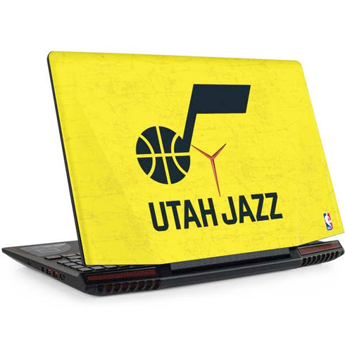 NBA Utah Jazz Yellow Texture Legion Y720 Skin