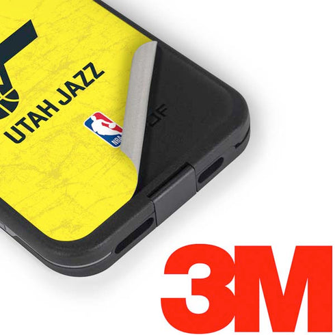 NBA Utah Jazz Yellow Texture LifeProof Fre iPhone Skin