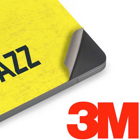 NBA Utah Jazz Yellow Texture Apple MacBook Air Skin