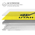 NBA Utah Jazz Yellow Texture MacBook Pro 13in (2020) Case plus Skin