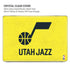 NBA Utah Jazz Yellow Texture MacBook Pro 16in (2019-20) Case plus Skin