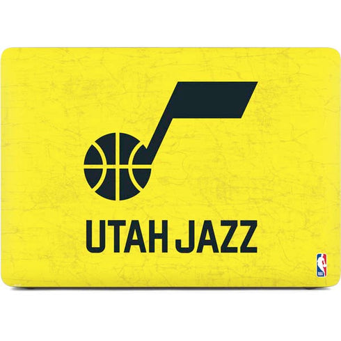 NBA Utah Jazz Yellow Texture Apple MacBook Pro 16-inch Skin