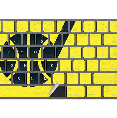 NBA Utah Jazz Yellow Texture Magic Keyboard with Numeric Keypad Skin
