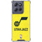 NBA Utah Jazz Yellow Texture Moto G 5G (2025) Clear Case