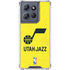 NBA Utah Jazz Yellow Texture Moto G 5G (2025) Clear Case