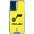 NBA Utah Jazz Yellow Texture Moto G 5G (2024) Clear Case