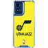 NBA Utah Jazz Yellow Texture Moto G Play 4G (2024) Clear Case