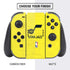 NBA Utah Jazz Yellow Texture Nintendo Switch Bundle Skin