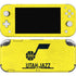 NBA Utah Jazz Yellow Texture Nintendo Switch Lite Skin