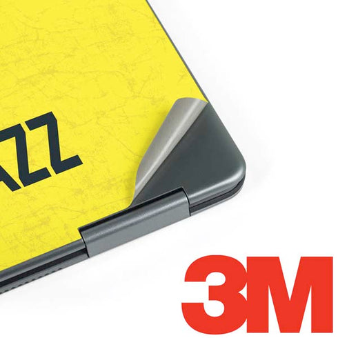 NBA Utah Jazz Yellow Texture Notebook 9 Pro 13in (2017) Skin