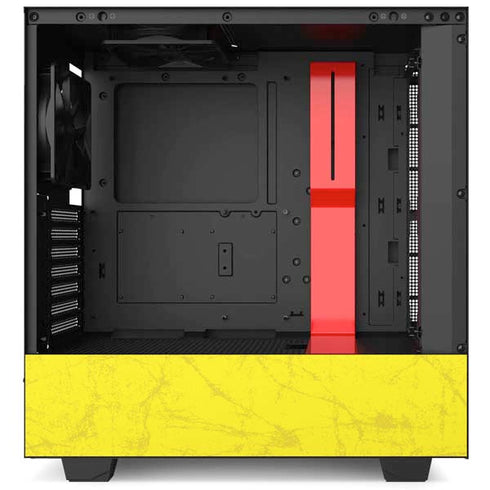 NBA Utah Jazz Yellow Texture NZXT H510 Compact ATX Mid-Tower Case Skin