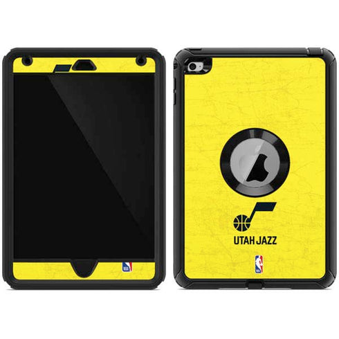NBA Utah Jazz Yellow Texture Otterbox Defender iPad Skin