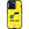 NBA Utah Jazz Yellow Texture Otterbox Defender iPhone Skin