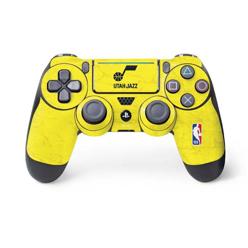 NBA Utah Jazz Yellow Texture PS4 Pro/Slim Controller Skin