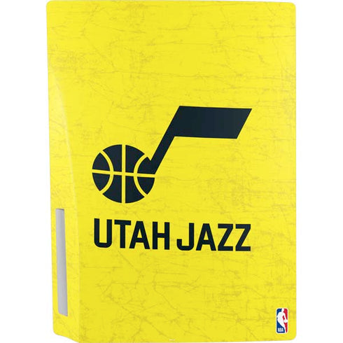 NBA Utah Jazz Yellow Texture PS5 Bundle Skin