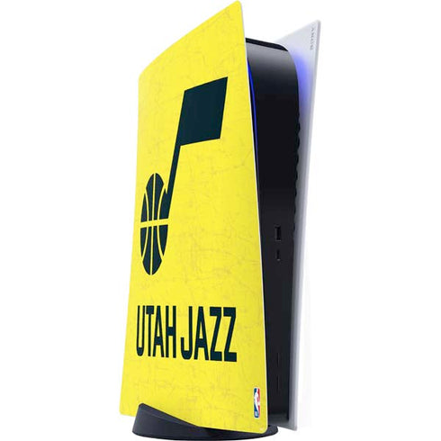 NBA Utah Jazz Yellow Texture PlayStation PS5 Skins