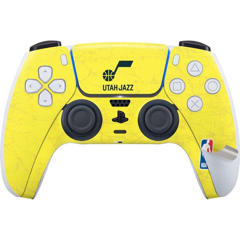 NBA Utah Jazz Yellow Texture PS5 Pro Bundle Skin