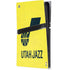 NBA Utah Jazz Yellow Texture PS5 Pro Console Skin