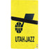NBA Utah Jazz Yellow Texture PS5 Pro Console Skin