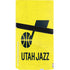 NBA Utah Jazz Yellow Texture PS5 Pro Disk Console Skin
