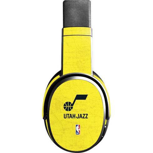NBA Utah Jazz Yellow Texture Skullcandy Crusher Wireless Skin