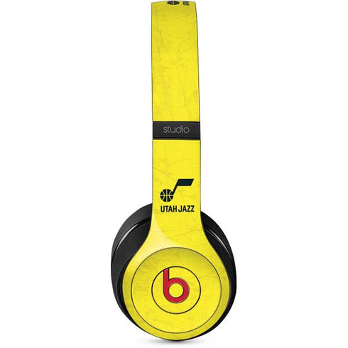NBA Utah Jazz Yellow Texture Studio Wireless Skin