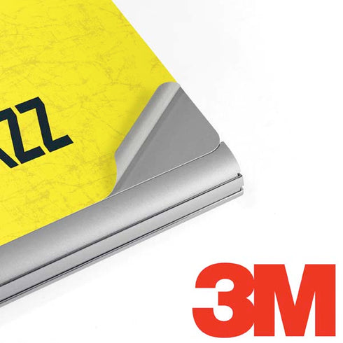 NBA Utah Jazz Yellow Texture Surface Book 2 13.5in Skin