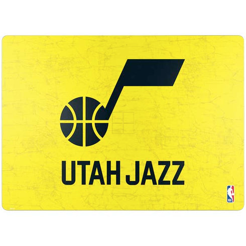 NBA Utah Jazz Yellow Texture Surface Laptop 4 15in Skin