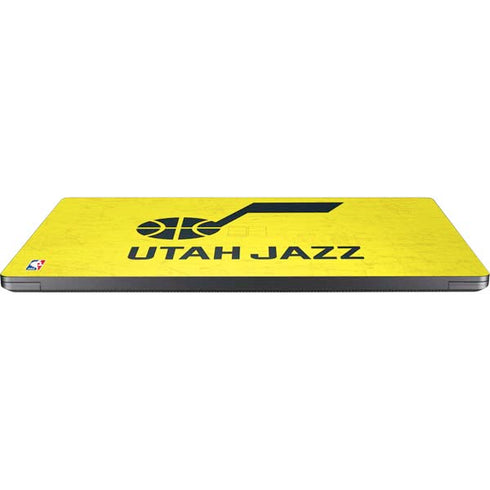 NBA Utah Jazz Yellow Texture Surface Laptop 7 13.8in Skin