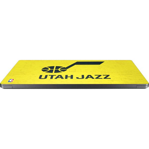 NBA Utah Jazz Yellow Texture Surface Laptop 7 15in Skin