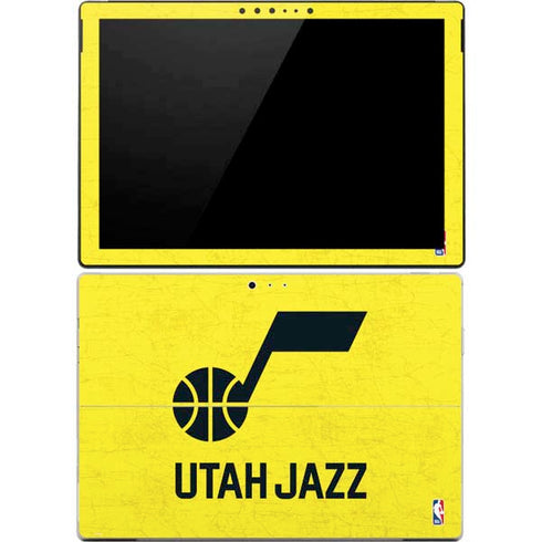NBA Utah Jazz Yellow Texture Surface Pro 4 Skin